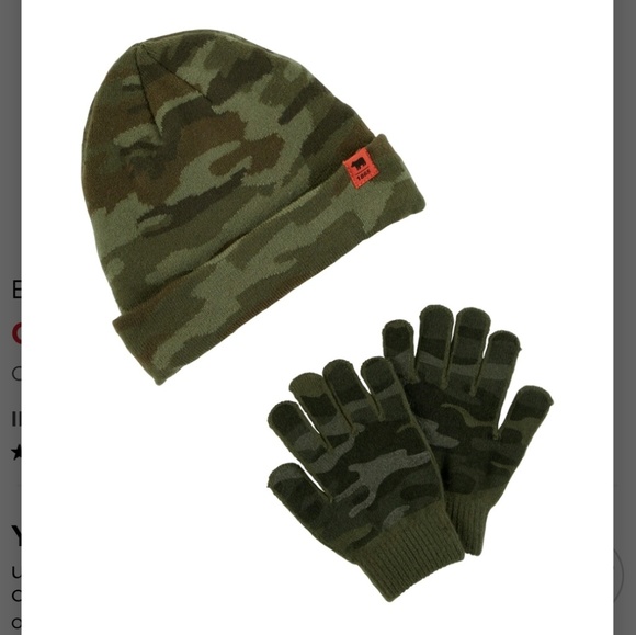 baby hat and glove set